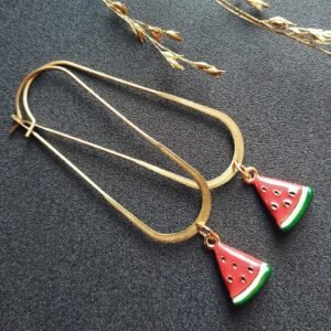 Raw brass WATERMELON